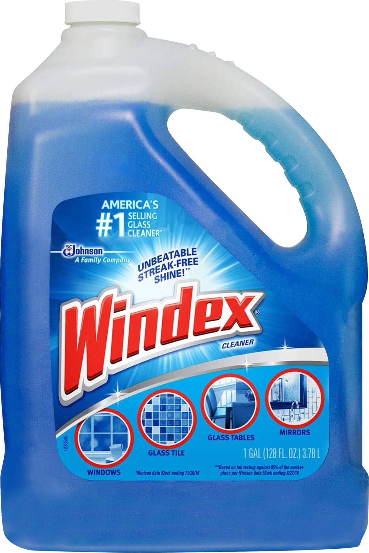 Windex Plus Glass & Multi-Surface Cleaner 128oz. (1Gal.) RefillL8