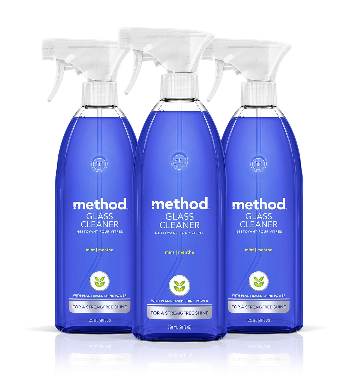 Method Glass Cleaner, Mint, 28 Ounces, 3 pack, Packaging May Vary