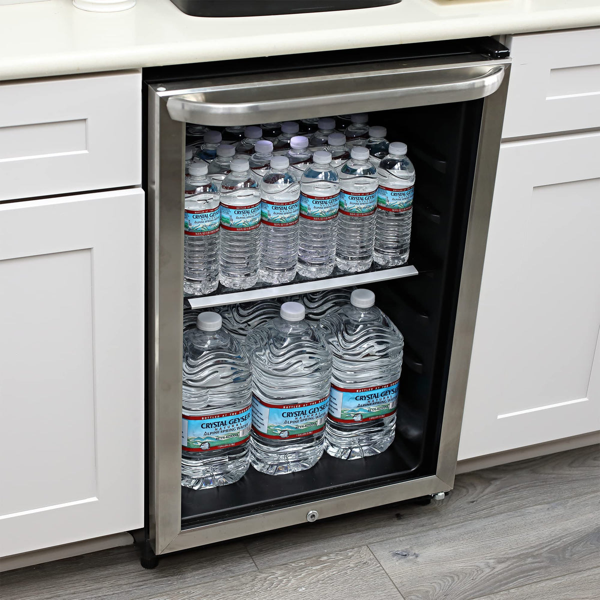 Crystal Geyser Natural Alpine Spring Water, Drinking Water Bottled at the Source, 6 Gallons