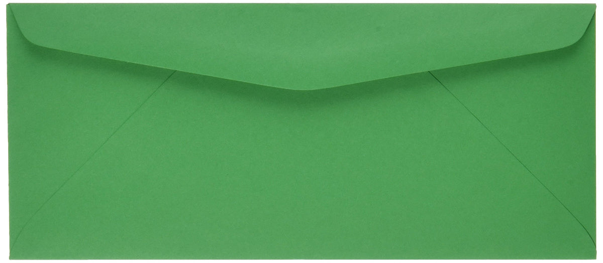 Quality Park Colored Envelope, Traditional, #10, Green, 25 per Pack (11135)