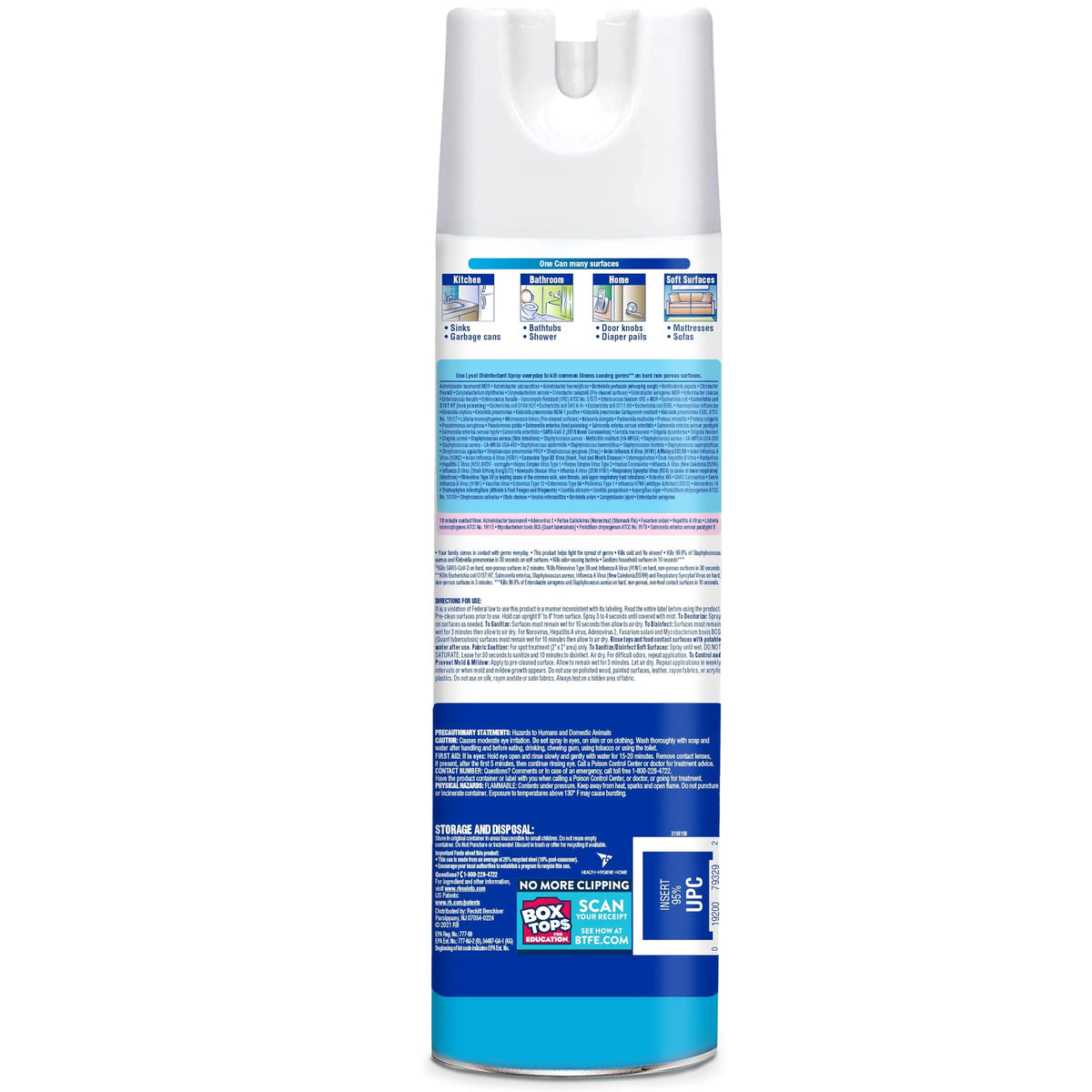 Lysol Disinfectant Spray Bundle - 2 Crisp Linen Disinfectant Sprays (19 Ounce Aerosol) and One Driftwood Waters 2-in-1 NeutraAir Spray (10 Ounce Aerosol)