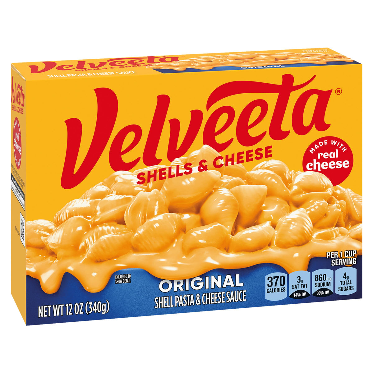 Velveeta Shells & Cheese Original Shell Pasta & Cheese Sauce, 12 oz. Box