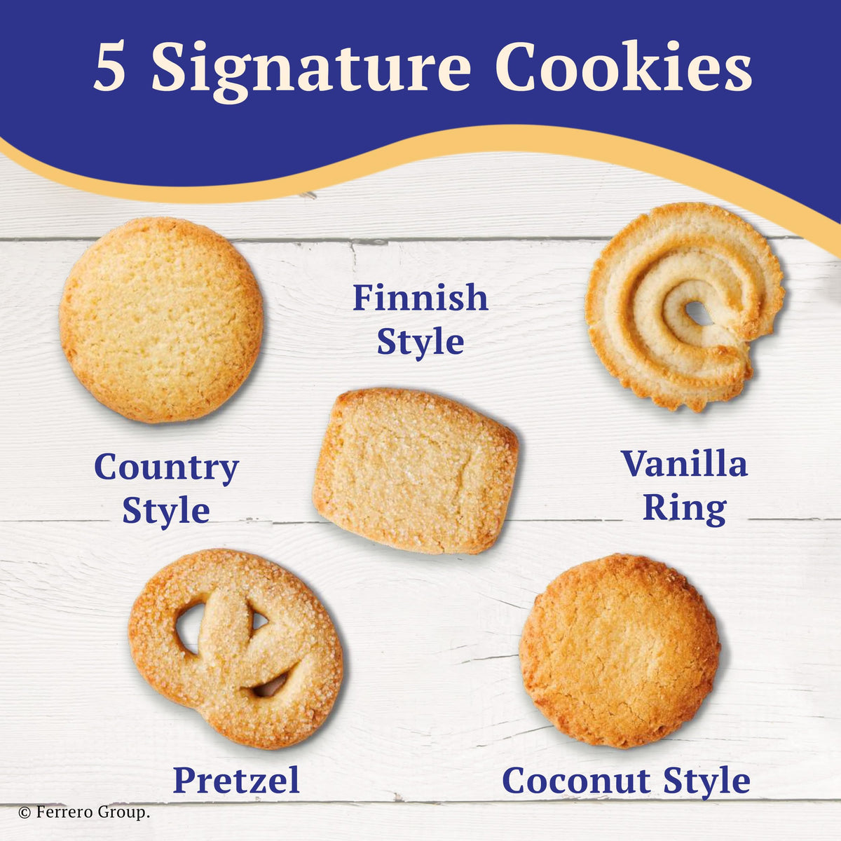 Royal Dansk Danish Cookie Selection, No Preservatives or Coloring Added, 12 Oz. (Pack of 1)