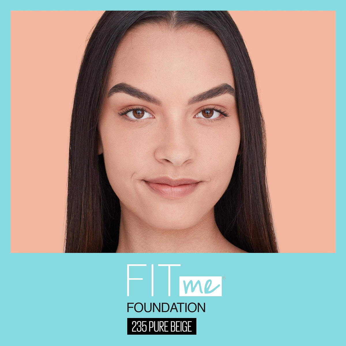 Maybelline Fit Me Matte + Poreless Liquid Foundation Makeup, Pure Beige, 2 COUNT Oil-Free Foundation