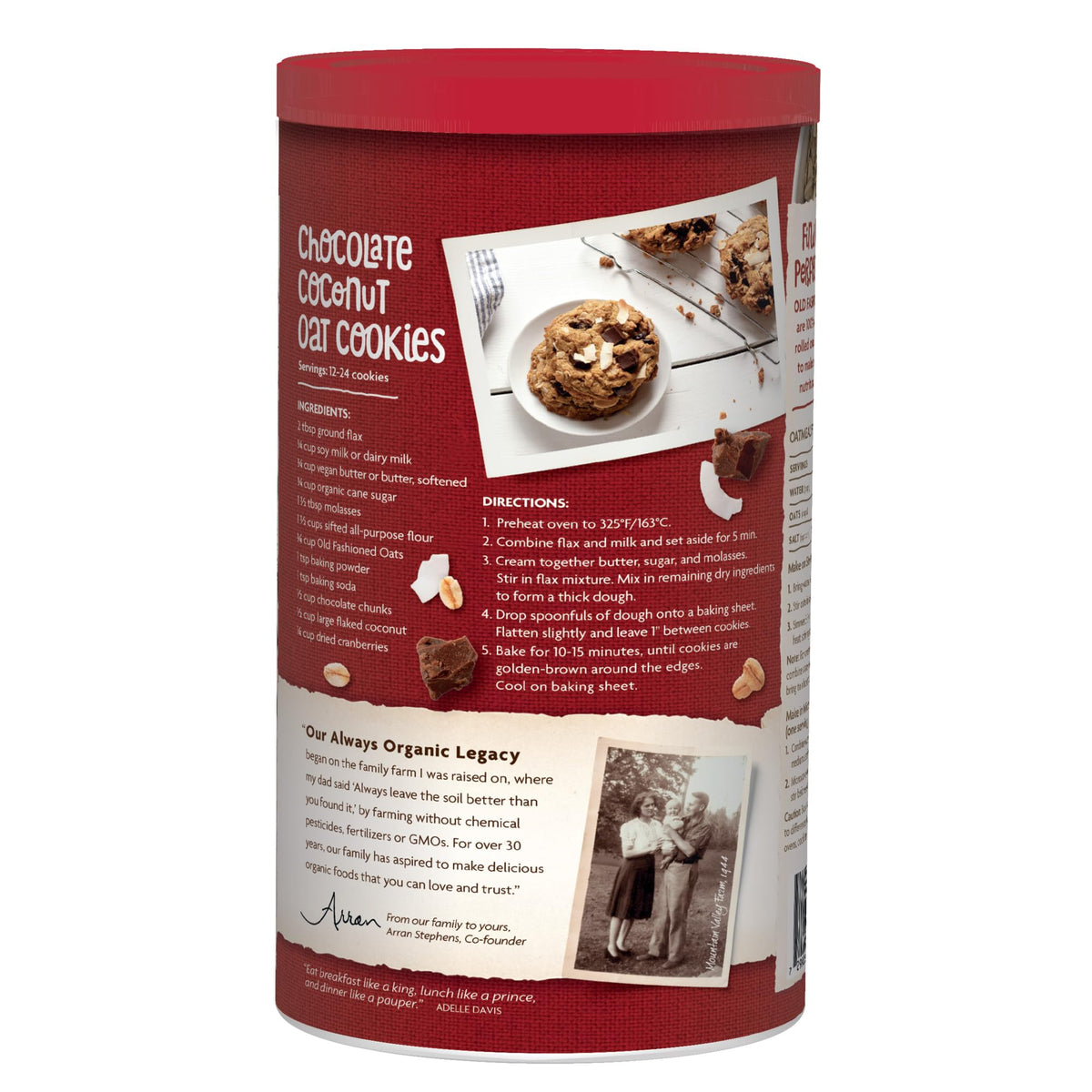 Nature's Path Organic Old Fashioned Oats Instant Oatmeal, 18 oz (Pack of 1), Non-GMO
