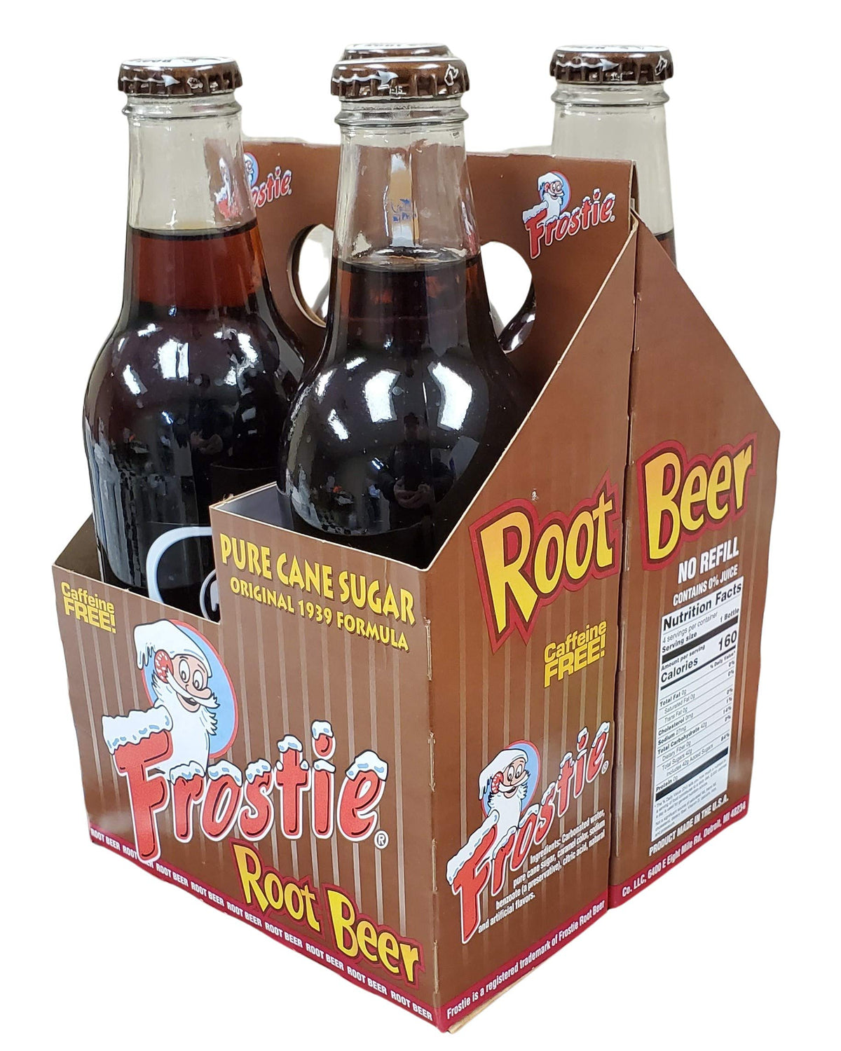 Frostie Soda 12 ounce Glass Bottles (Root Beer, 12)