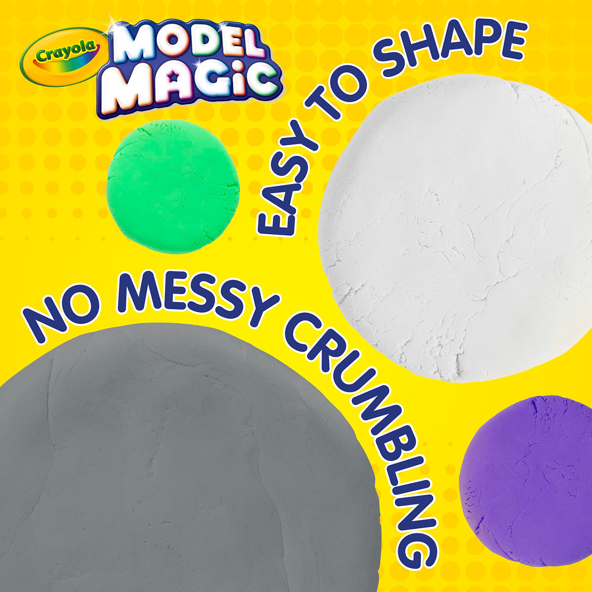 Crayola Model Magic in Gray, Modeling Clay Alternative, 4oz