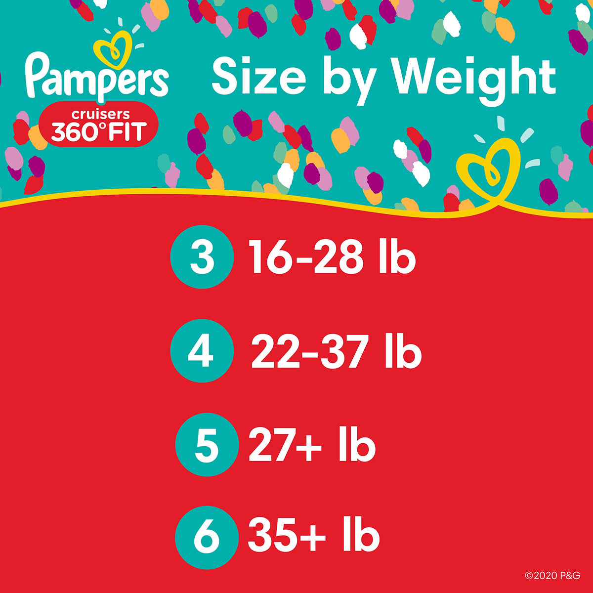 Pampers Cruisers 360˚ Fit Diapers, Size 5, 90 Count