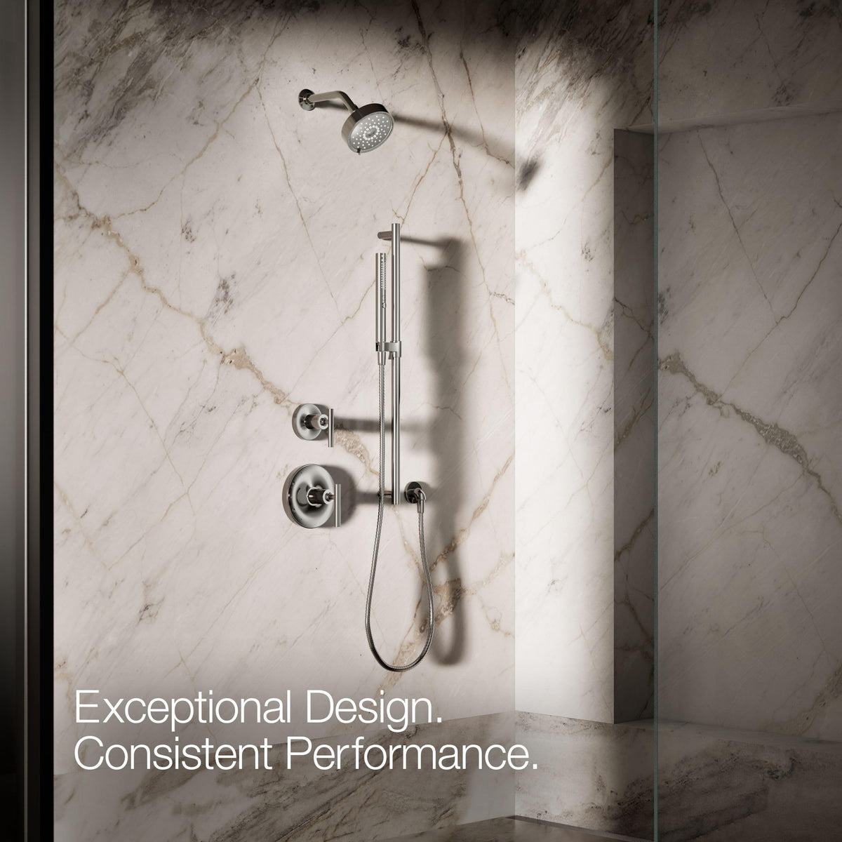 Kohler 21335-TT Shift®+ Round two-function handshower, 2.5 gpm, Vibrant Titanium