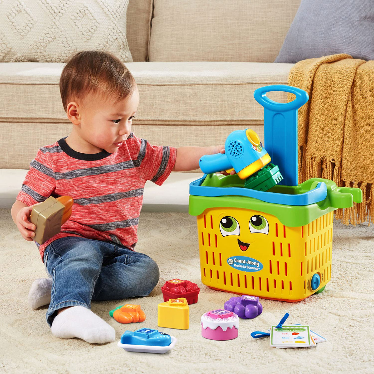 LeapFrog Count-Along Basket and Scanner, Multicolor