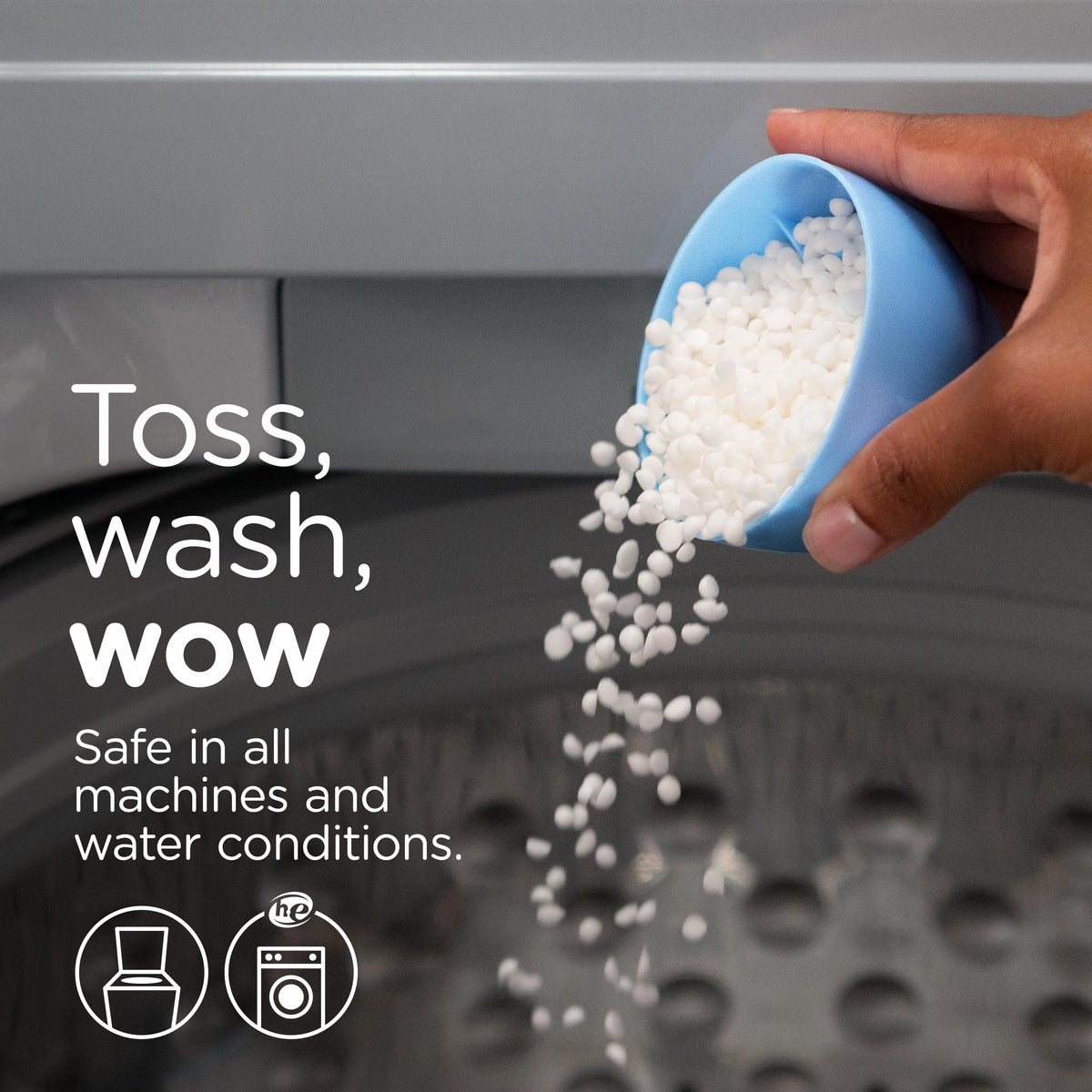 Downy Light Laundry Scent Booster Beads for Washer, Ocean Mist, 12.2 oz, with No Heavy Perfumes