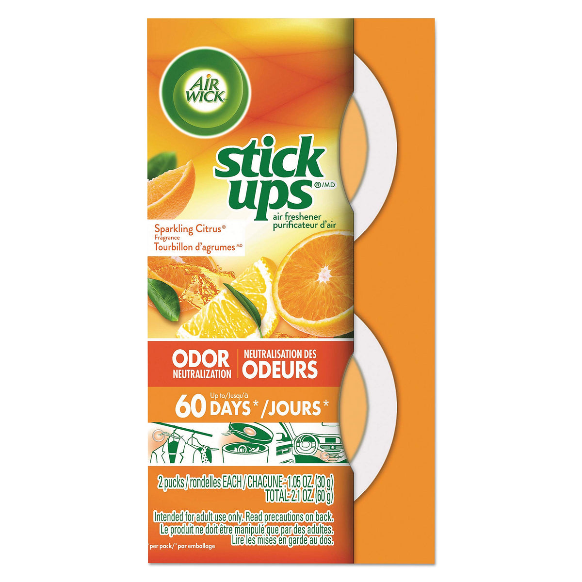 Air Wick Stick Ups Air Freshener, 2.1 oz, Sparkling Citrus