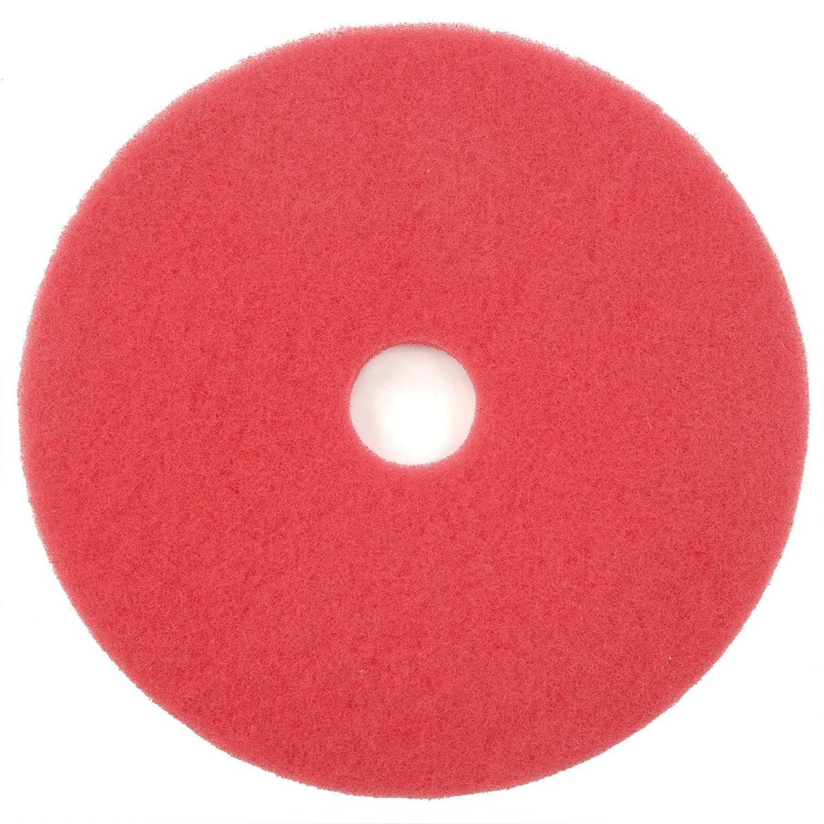Global Industrial 20" Red Buffing Pad, 5/Case, 404420