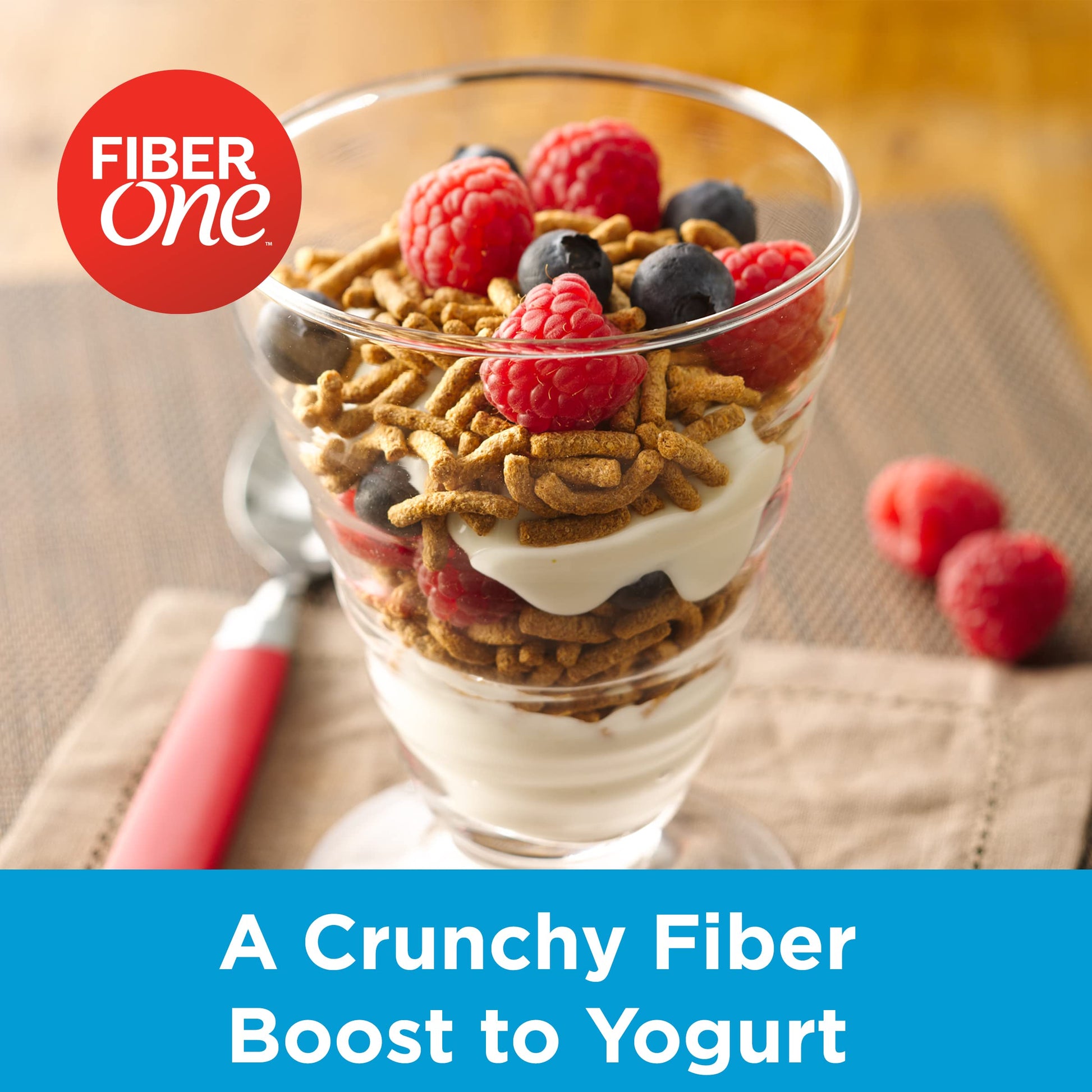 Fiber One Breakfast Cereal, Original Bran, 19.6 oz (Pack of 6)