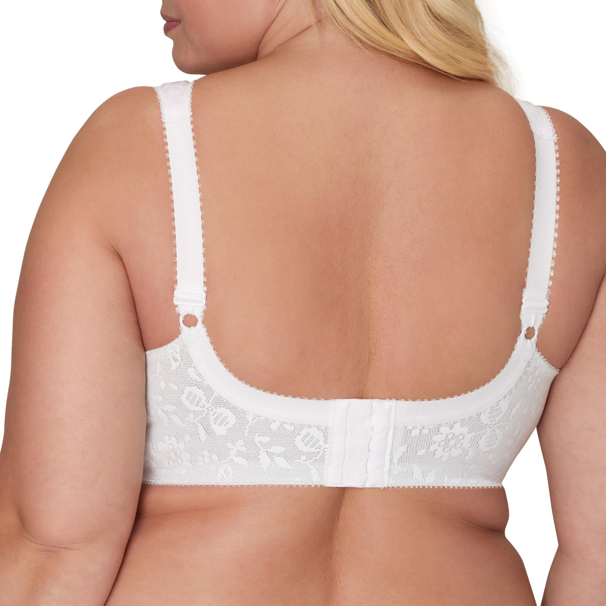 PLAYTEX Womens 18 Hour Comfort-strap Wireless Bra, Full-coverage With 4-way Trusupport, Single & 2-pack Bras, White, 36DD US