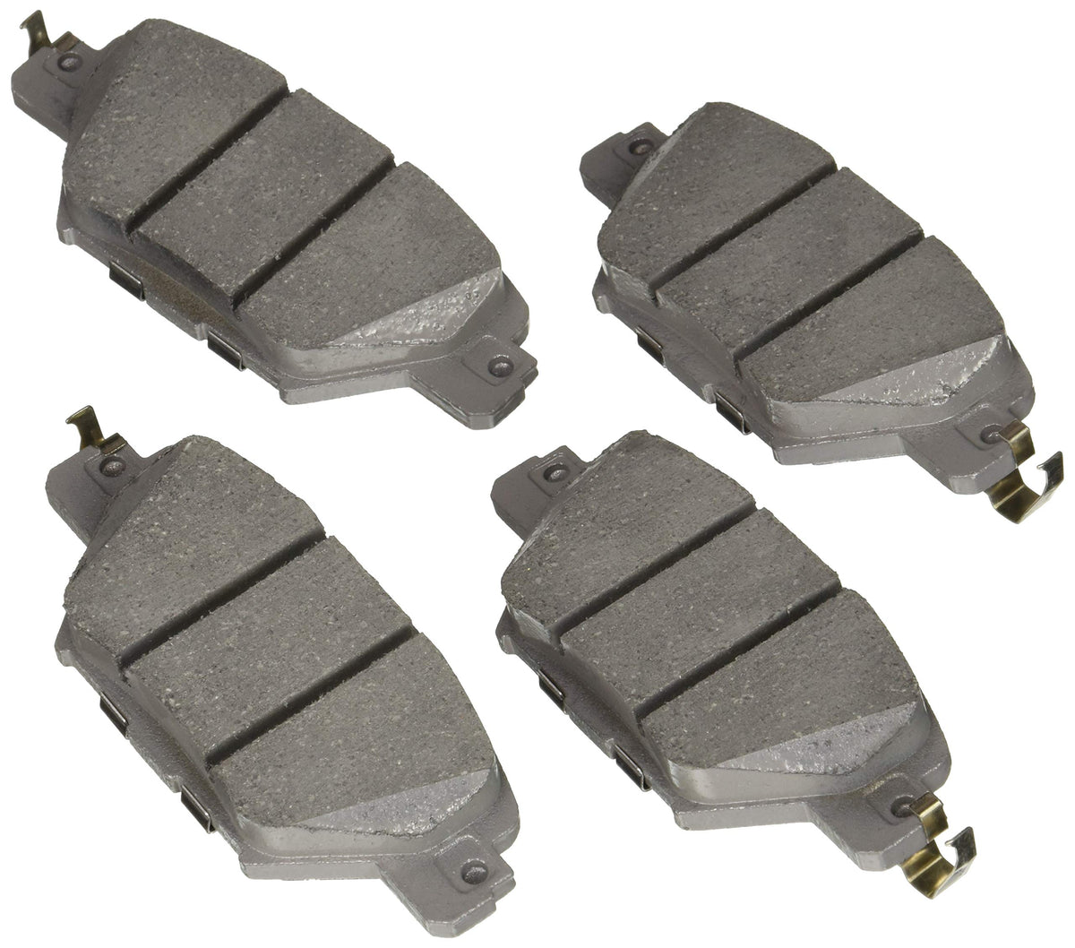 ACDelco Silver 14D1934CH Ceramic Rear Disc Brake Pad Set