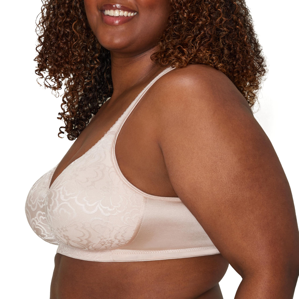 Playtex Women's 18-Hour Ultimate Lift Wireless Full-Coverage Everyday Comfort, Single Or 2-Pack Bra, Sandshell, 44DD