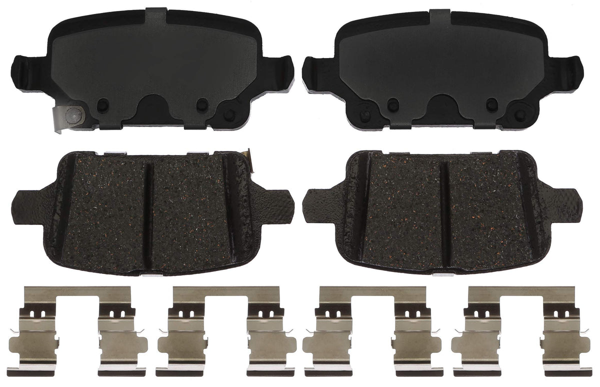 ACDelco Gold 17D1857CH Ceramic Rear Disc Brake Pad Set