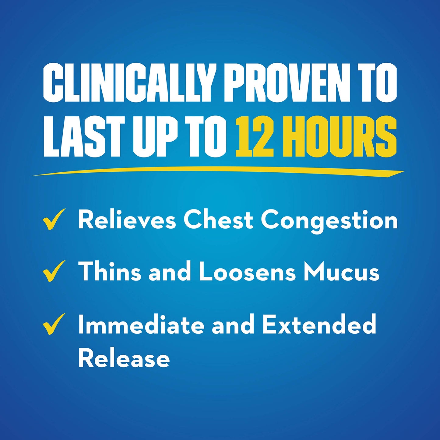 Mucinex Maximum Strength 12 Hour Chest Congestion Expectorant Relief Tablets, 1200 mg, 28 Count (Pack of 2)