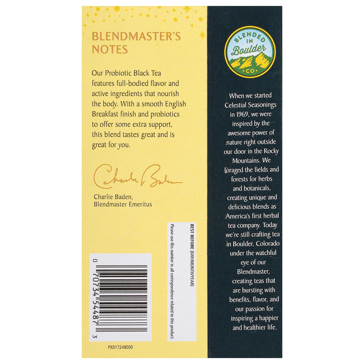 Celestial Seasonings Black Tea, Probiotic Tea, English Breakfast, 16 Count (Pack of 6) (Packaging May Vary)