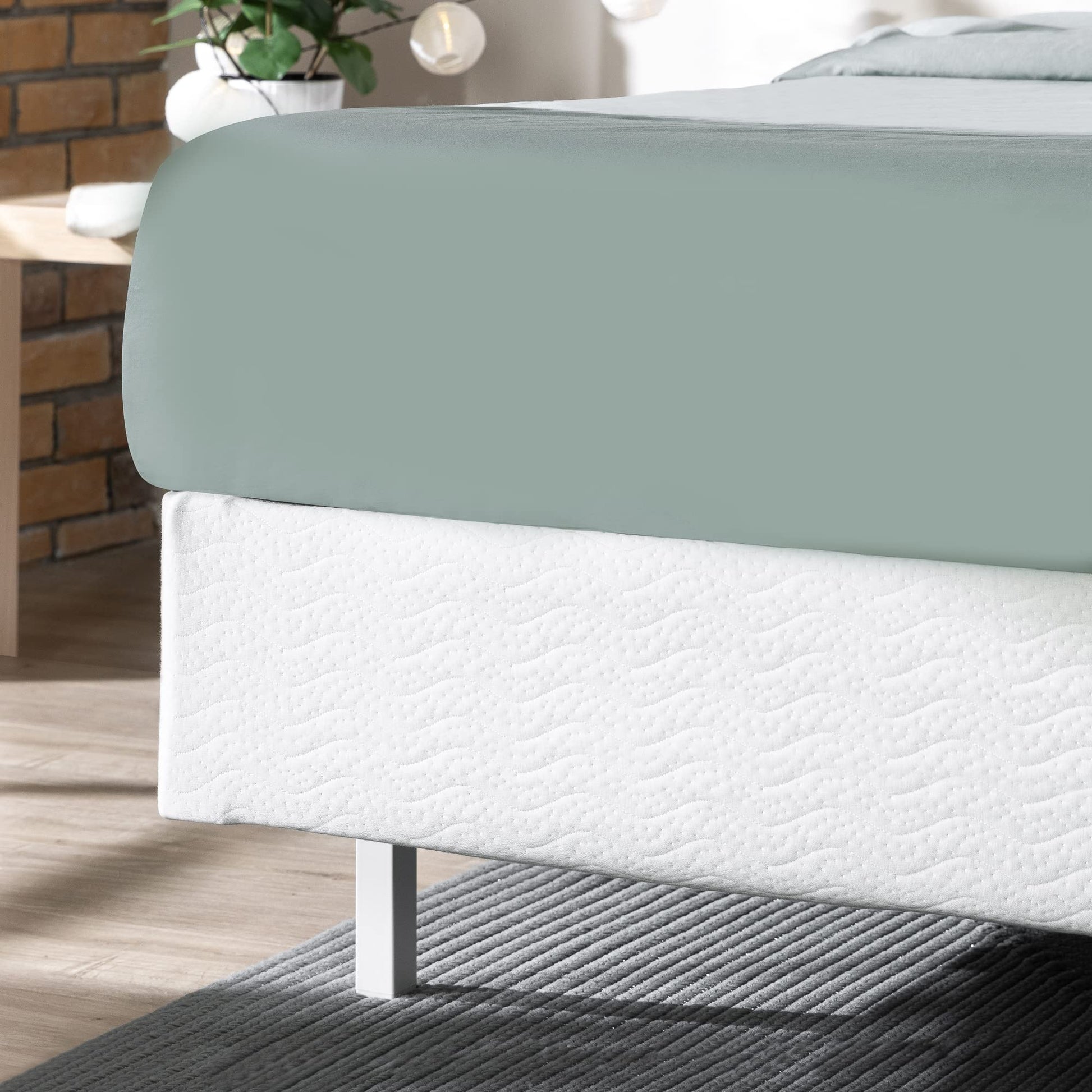 ZINUS 7 Inch Metal Smart Box Spring with Quick Assembly, Mattress Foundation, Strong Metal Frame, Easy Assembly, California King