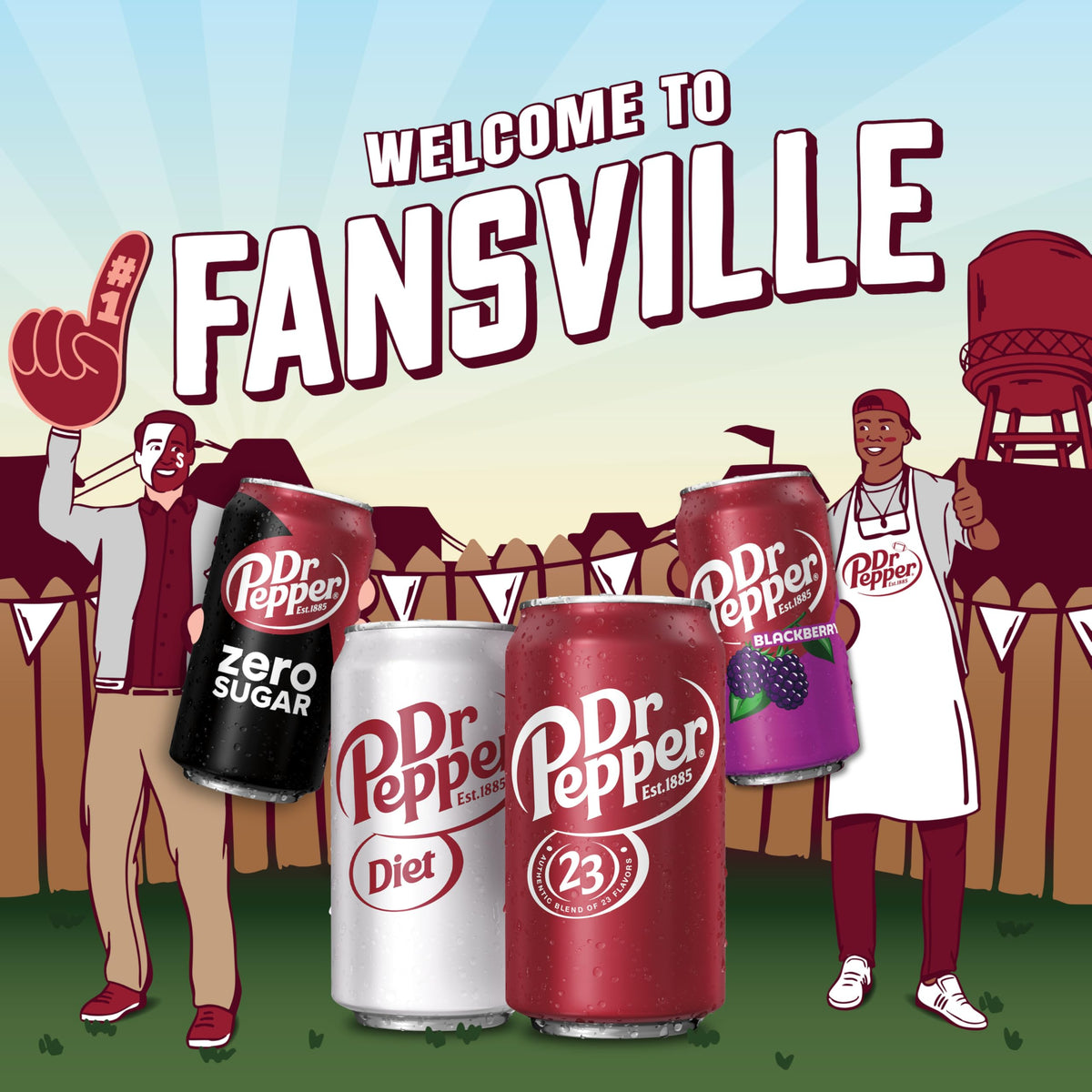 Diet Dr Pepper Soda, 12 fl oz cans, 12 pack