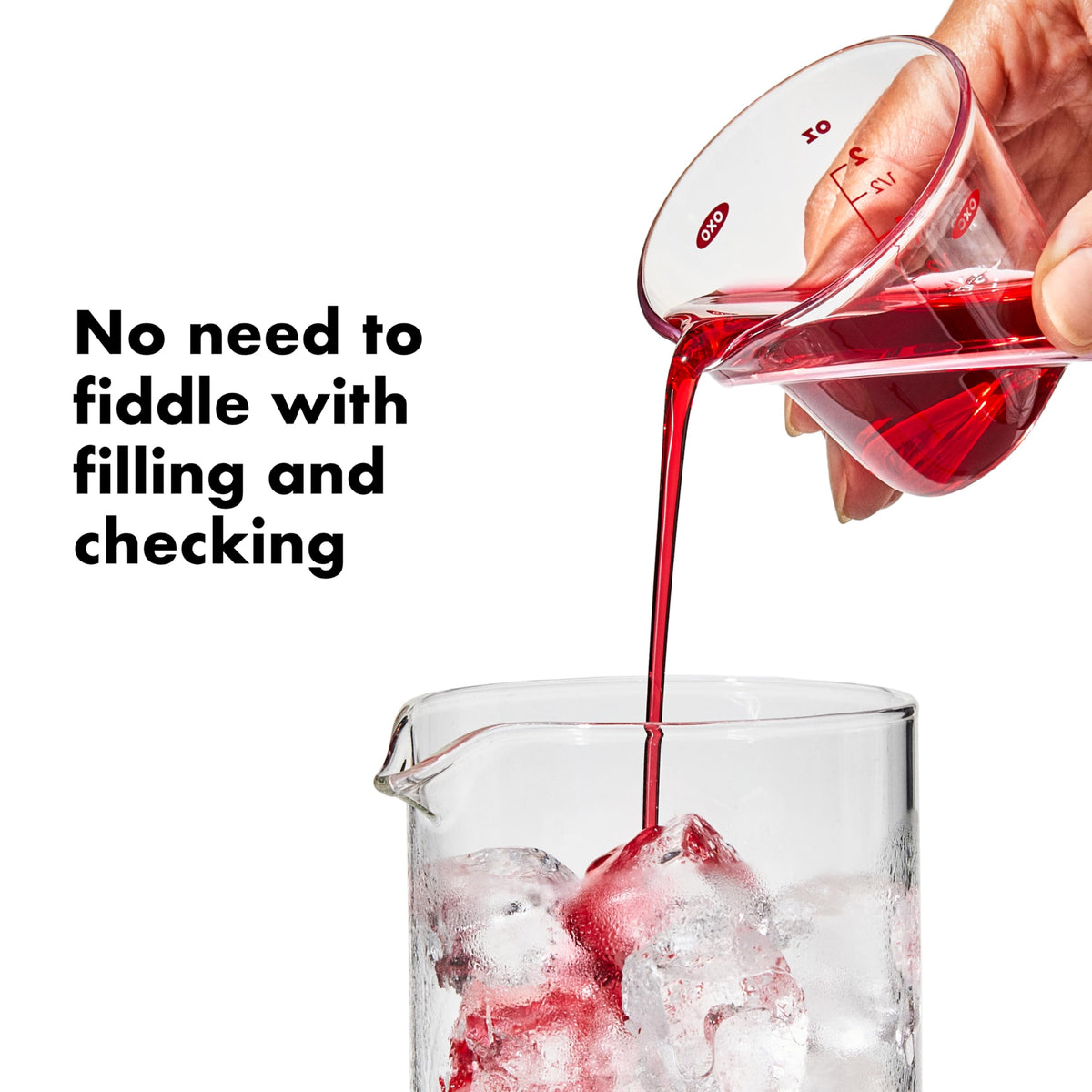 OXO Good Grips Mini Angled Measuring Cup, 2 Oz capacity
