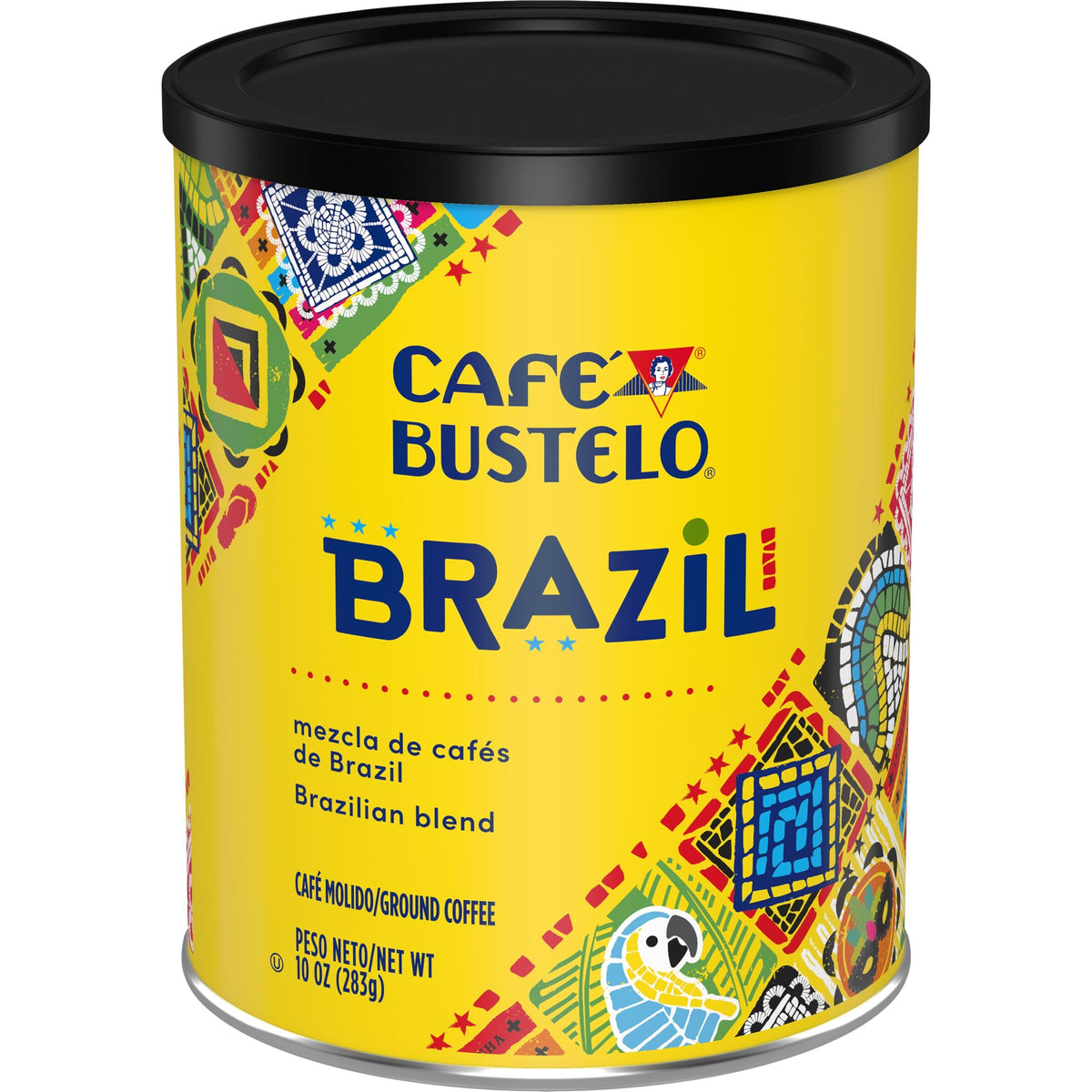Café Bustelo Brazil Dark Roast Ground Coffee, 10 Ounce