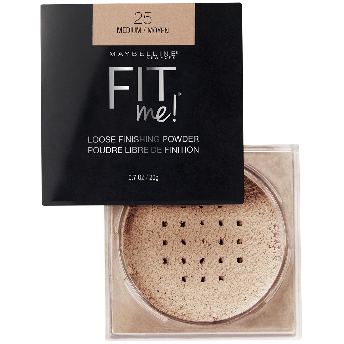 Maybelline Fit Me Loose Setting Powder, Face Powder and Finishing Makeup, Medium, 1 Count
