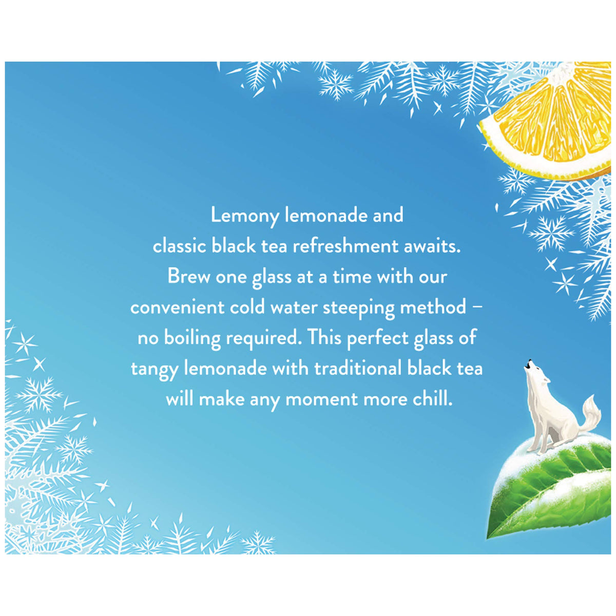 Celestial Seasonings Cold Brew Half & Half Iced Tea Bags 18 Tea Bags