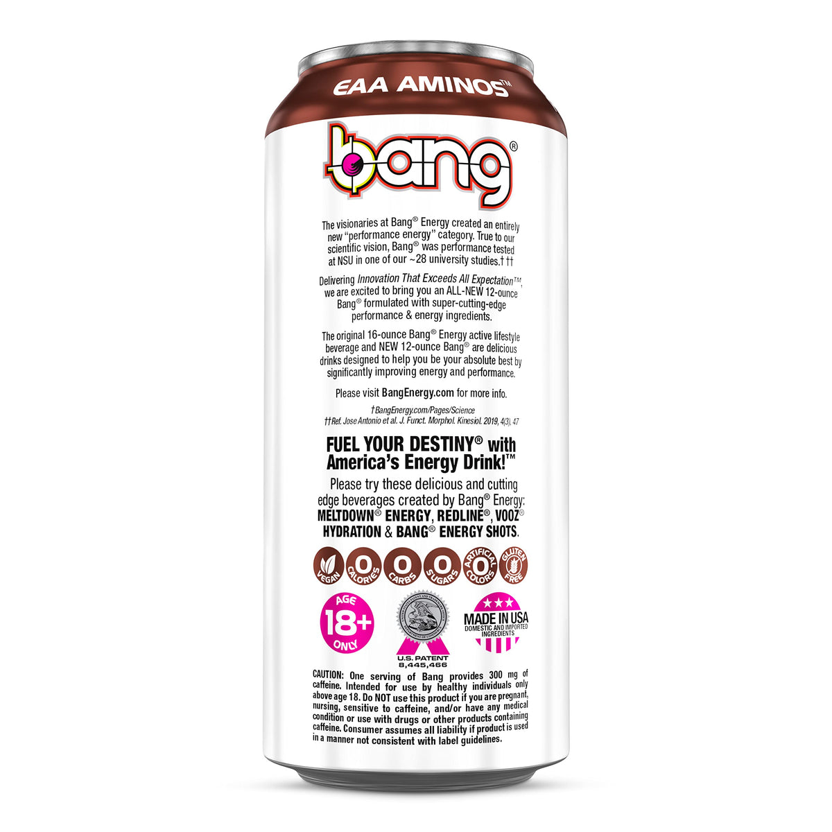 Bang Energy Planet Pomegranate Sweet Tea, Sugar-Free Energy Drink, 16 Ounces (Pack of 12)