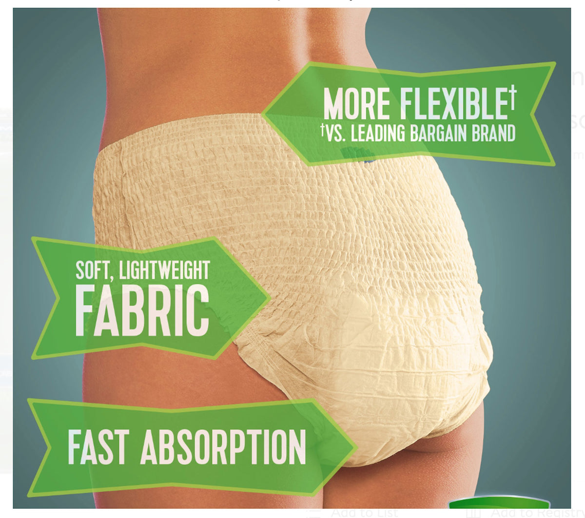 17 Count (1 Package) Large Women's Depends Maximum Fit Flex Underwear