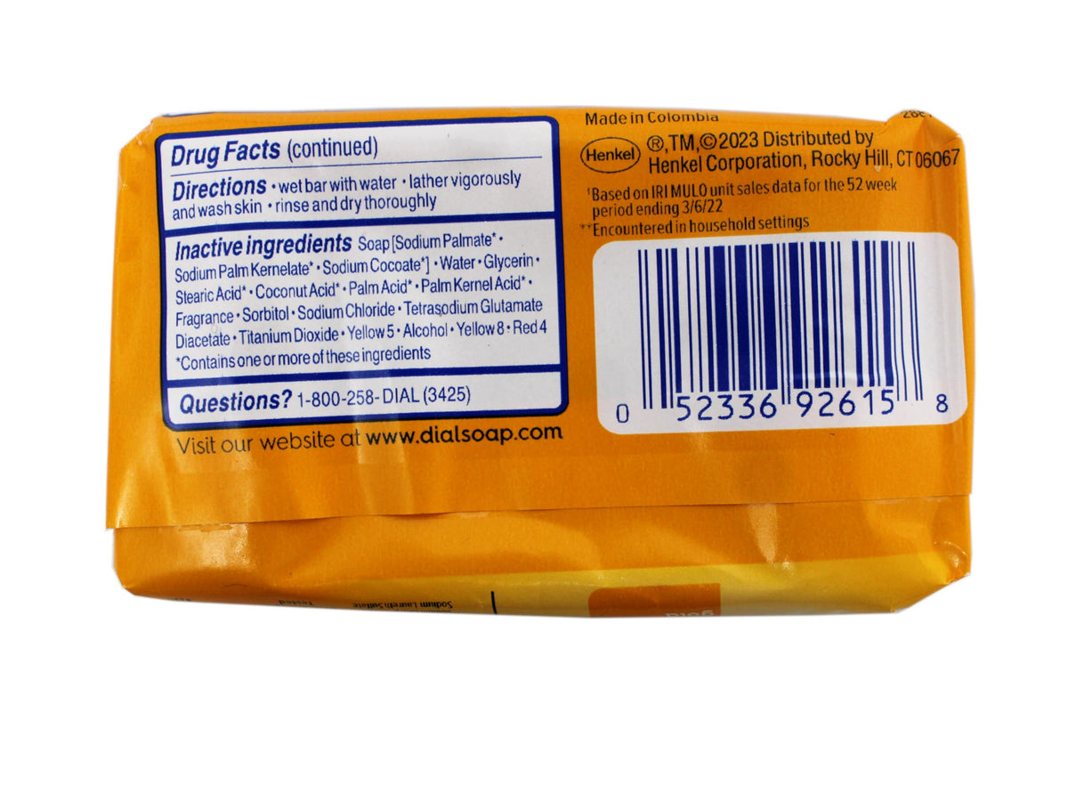 Dial Gold Advanced Clean, Antibacterial Deodorant Bar Soap, 4 OZ