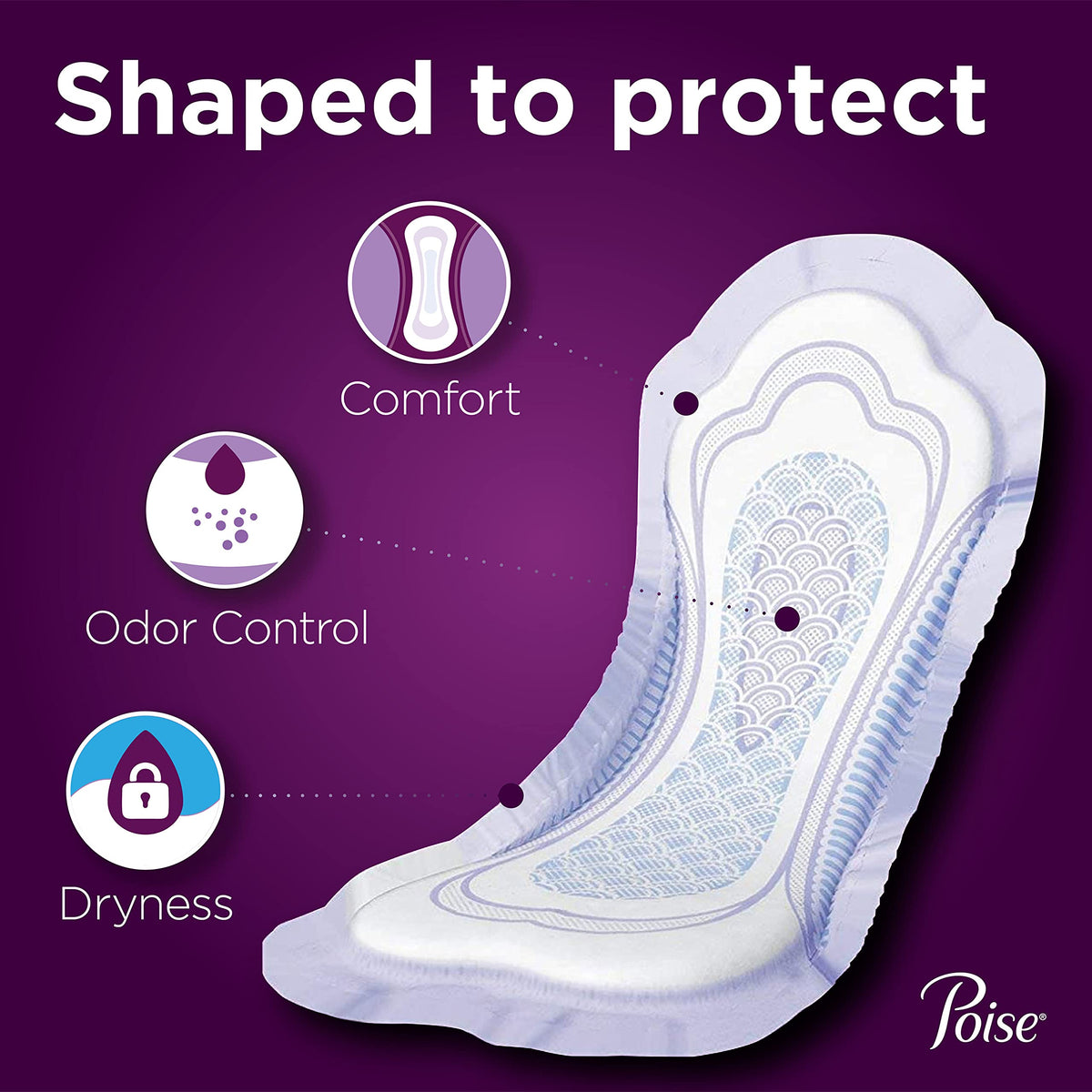 Poise Ultra Thins, Long, Light Absorbency - 24 ct