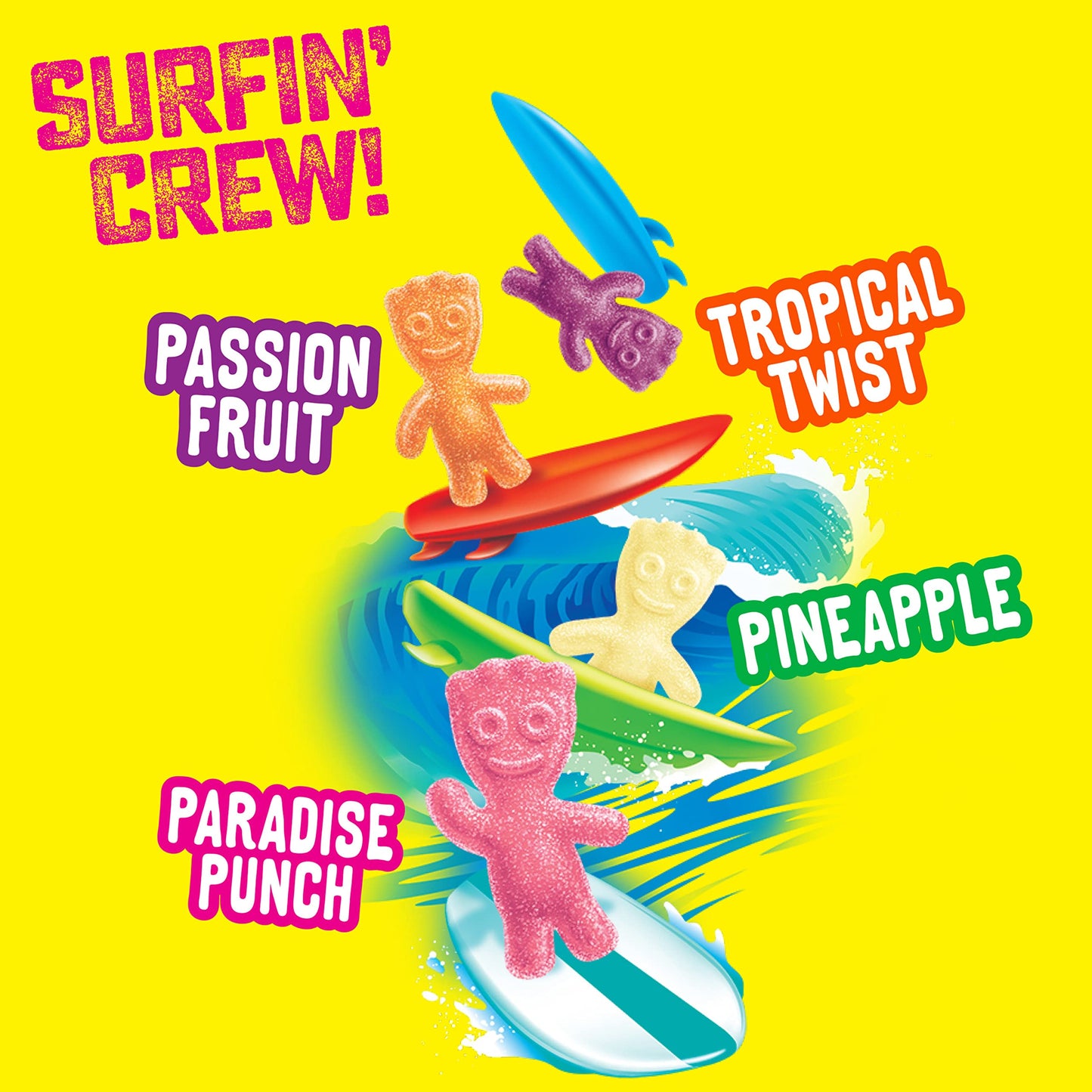 SOUR PATCH KIDS Tropical Soft & Chewy Candy, Bulk Candy, 12 - 3.5 oz Boxes