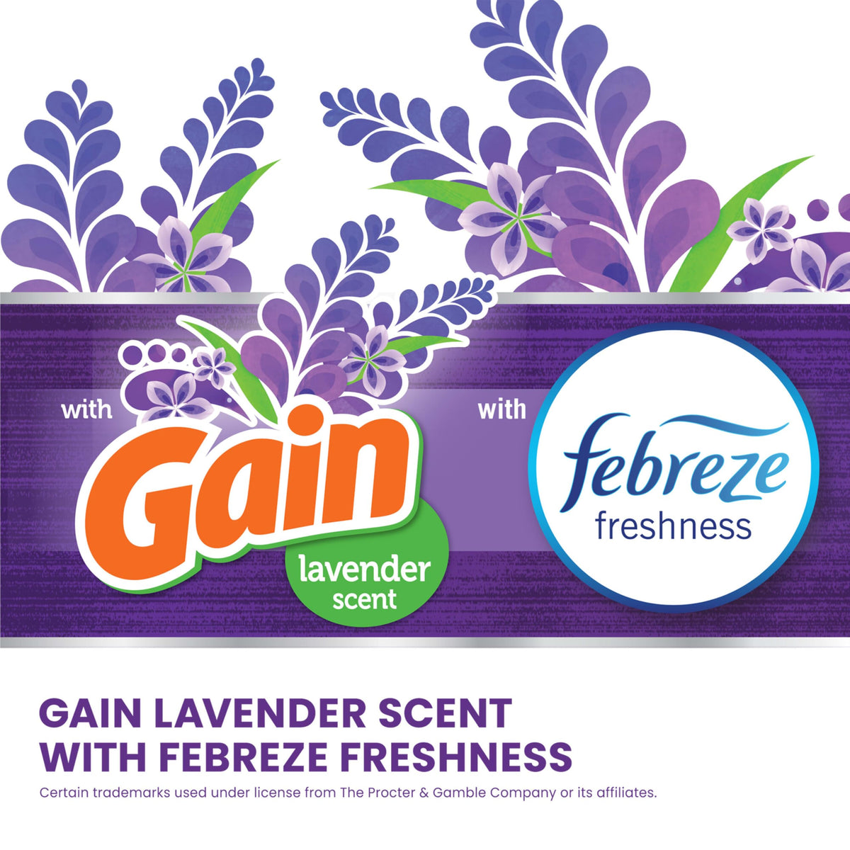 Glad ForceFlex Tall Kitchen Trash Bags, 13 Gallon, Gain Lavender, 40 Count (Package May Vary)