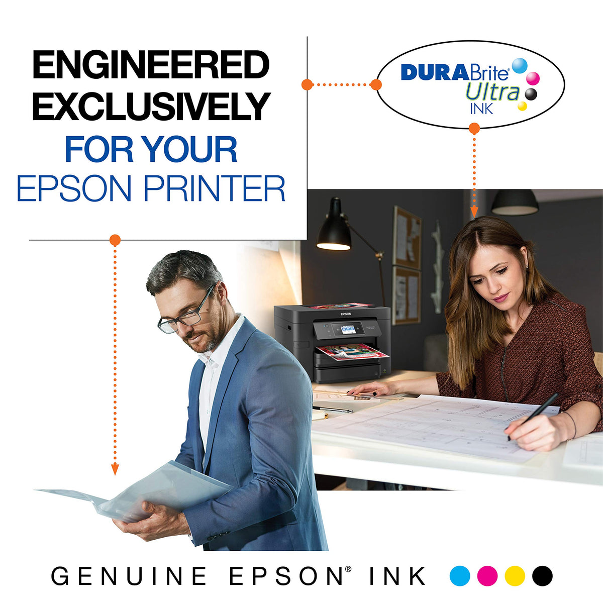 Epson T220 DURABrite Ultra -Ink Standard Capacity Cyan -Cartridge (T220320-S) for Select Expression and Workforce Printers, Magenta, 1 Count (Pack of 2)
