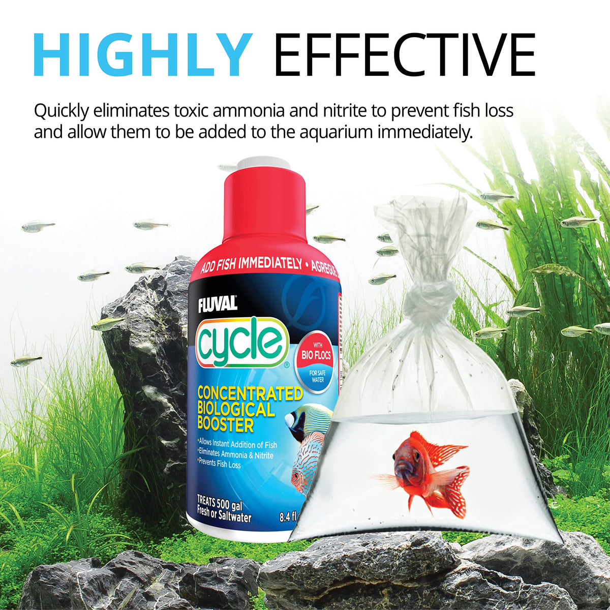 Fluval Biological Enhancer for Aquariums, 4-Ounce