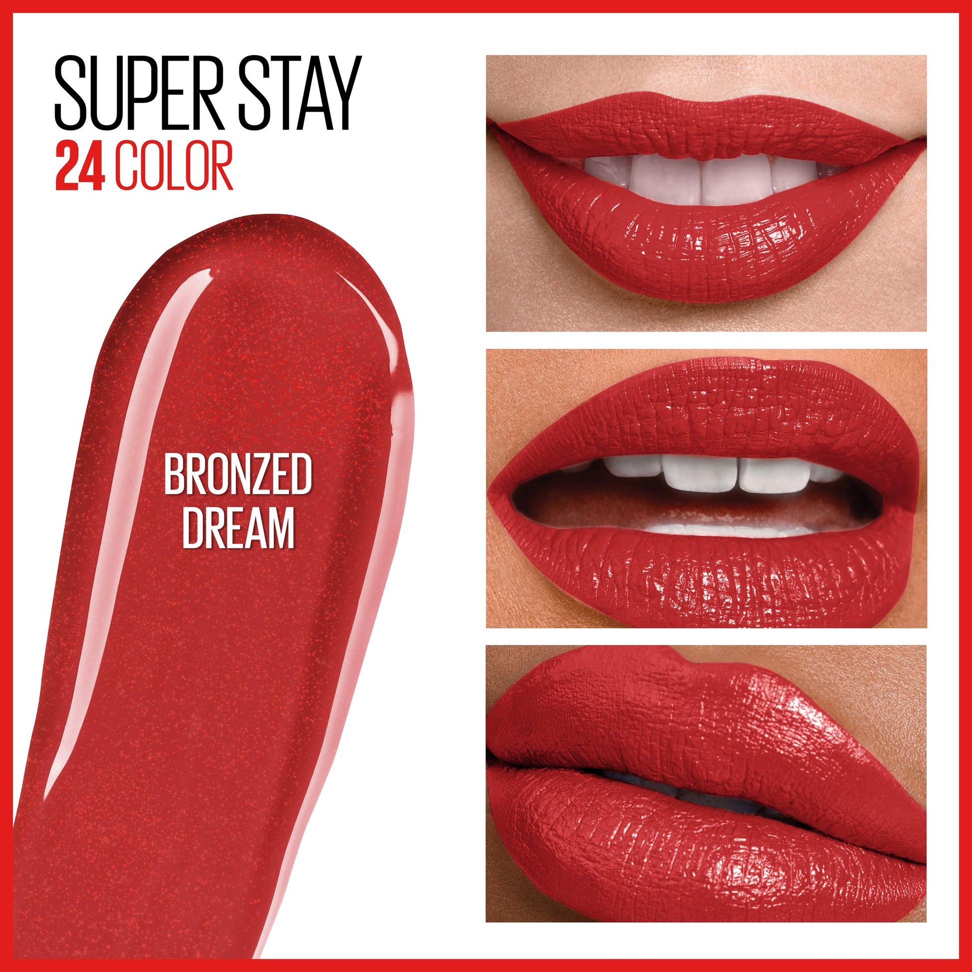 MAYBELLINE Super Stay 24 2-step Long Lasting Liquid Lipstick and Lip Balm, 920 Bronzed Dream, 1 count