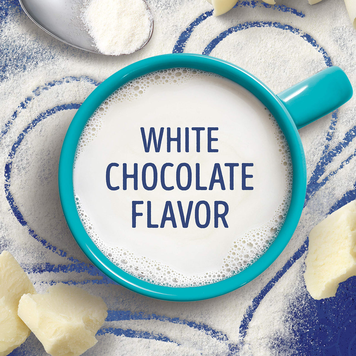 Swiss Miss Indulgent Collection White Chocolate Flavored Hot Drink Mix, 1.38 oz. 8-Count (Pack of 12)