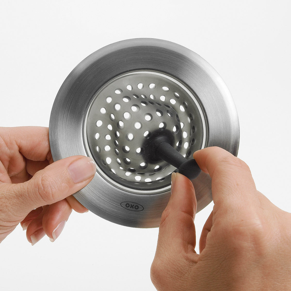 OXO Good Grips Silicone Sink Strainer, Black