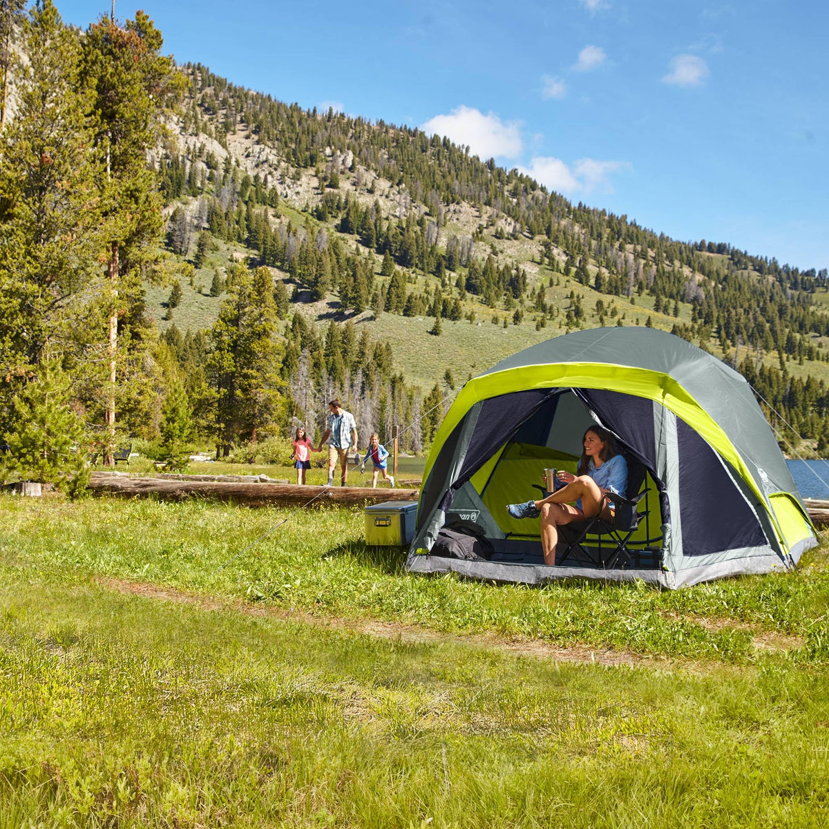 Coleman Camping Tent | Skydome Tent with Screen Room