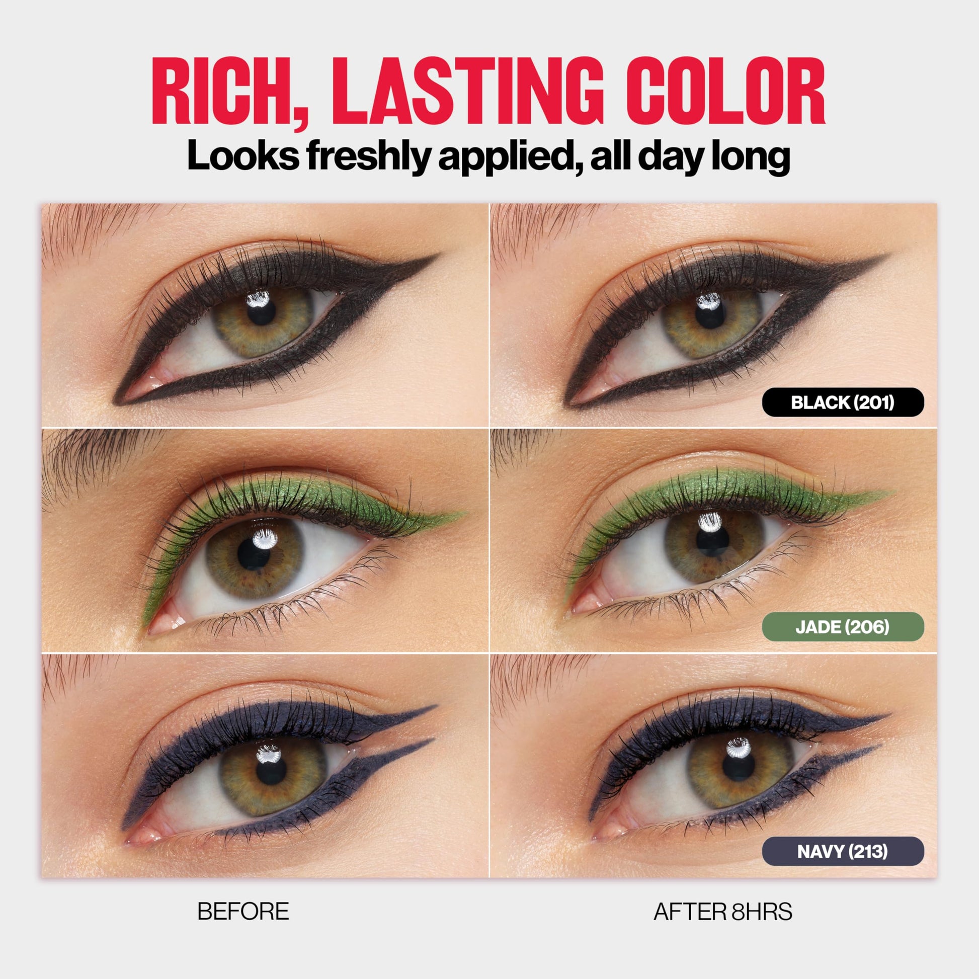 Revlon ColorStay Pencil Waterproof Eyeliner, Smudge-Proof, Eye Makeup with Built-In Sharpener, Packaging May Vary, 203 Brown, 0.01 oz