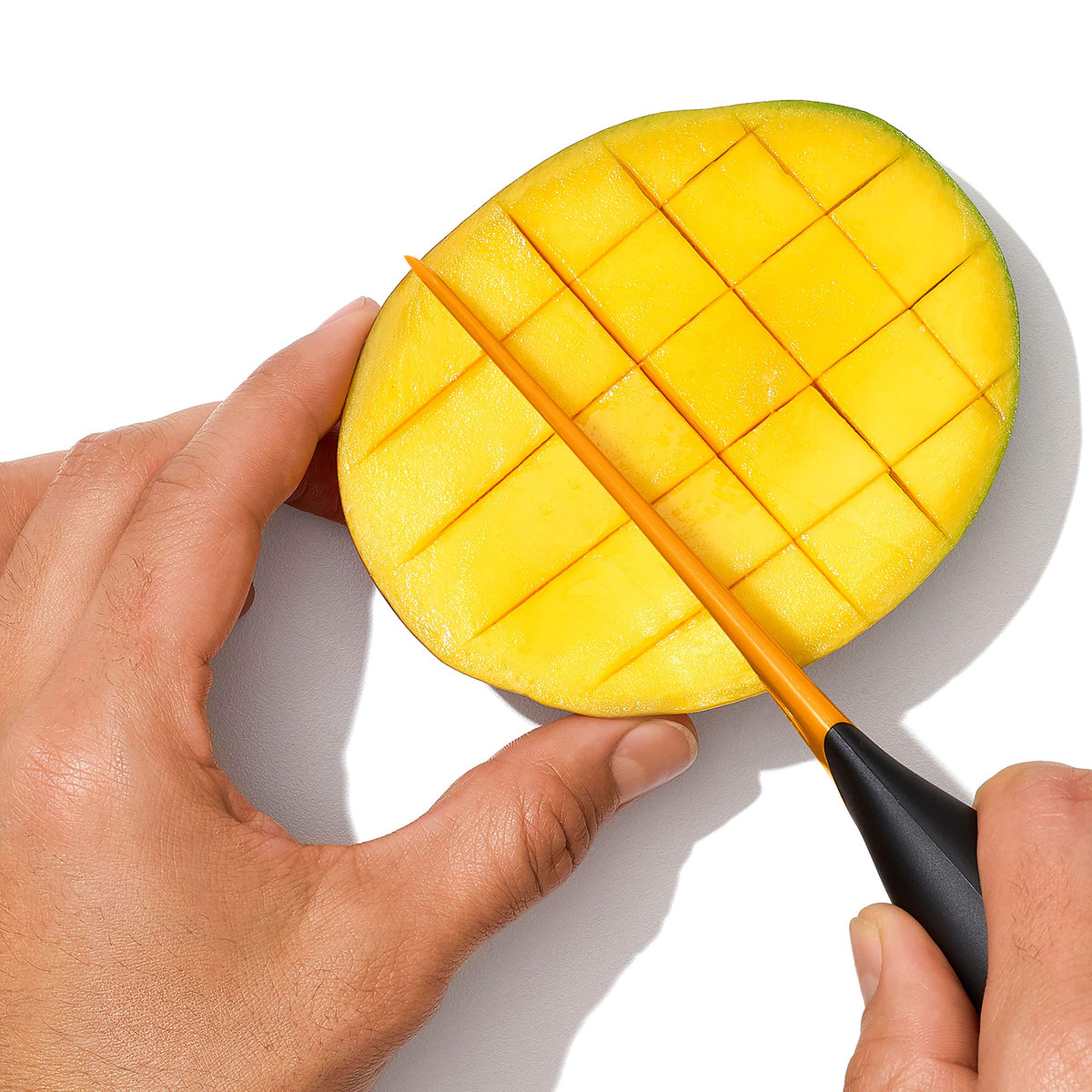 OXO Good Grips Mango Slicer with Scoop,Orange 1 x 1.5 x 7"