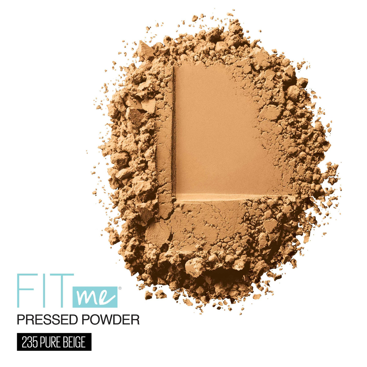 Maybelline Fit Me Matte + Poreless Pressed Face Powder Makeup & Setting Powder, Pure Beige, 1 Count