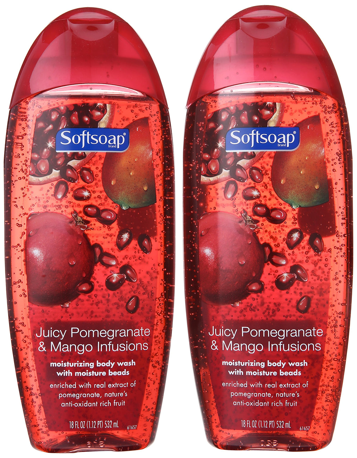 Softsoap Body Wash - Pomegranate & Mango - 18 oz - 2 pk