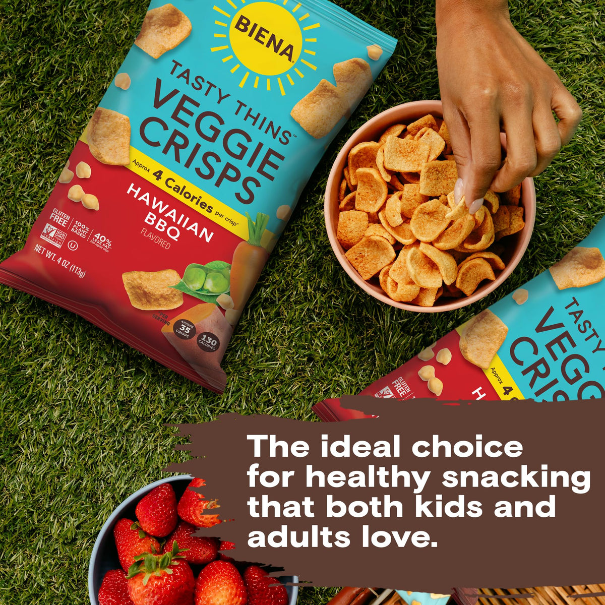 Biena Crisps Tasty Thins Hw Bbq 4 OZ