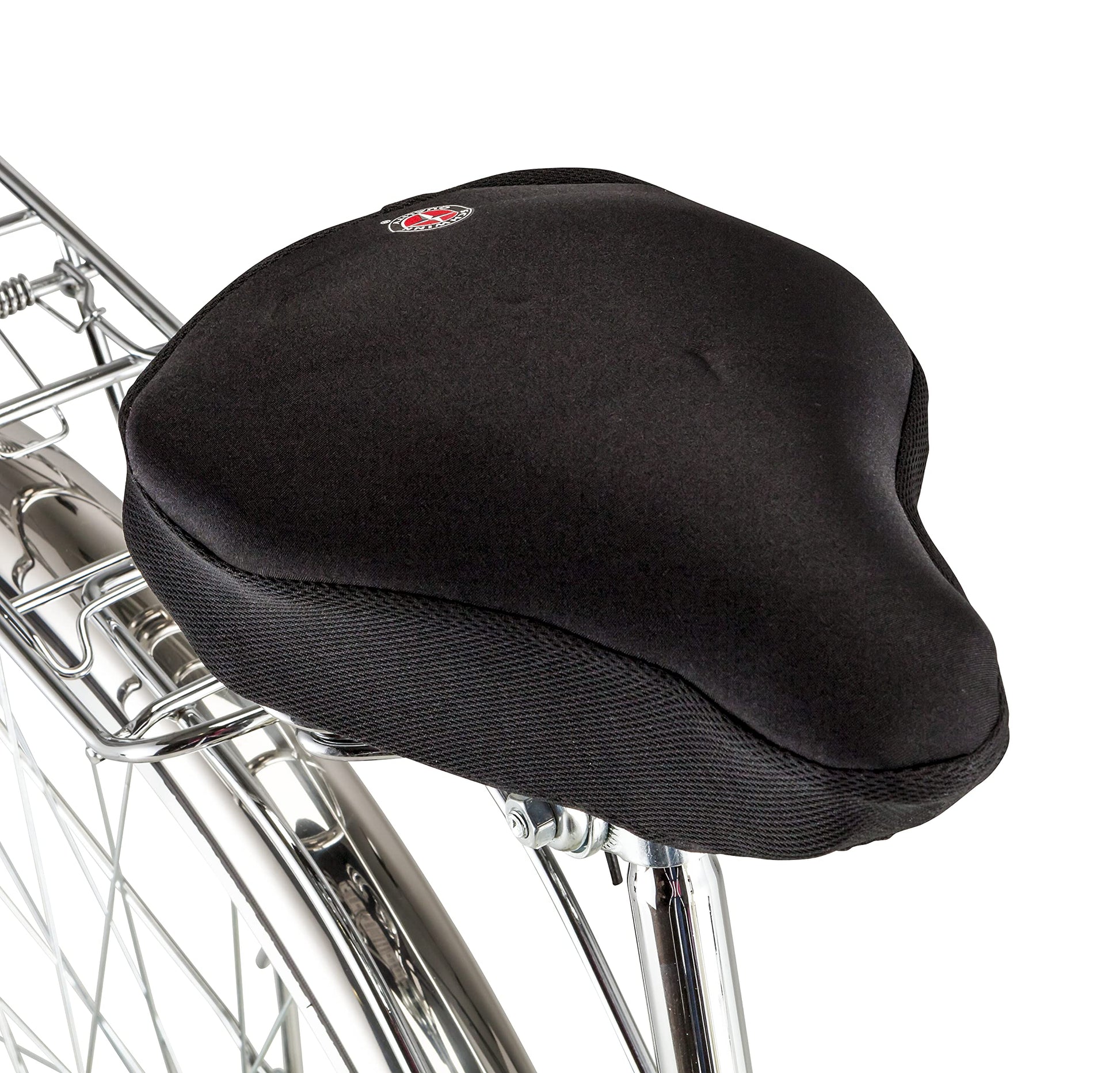 Schwinn Comfort Bike Cruiser Seat Cover, High-Tech Gel Padding Gel Seat Cushion, Fits Most Seats for Standard or Stationary Bikes