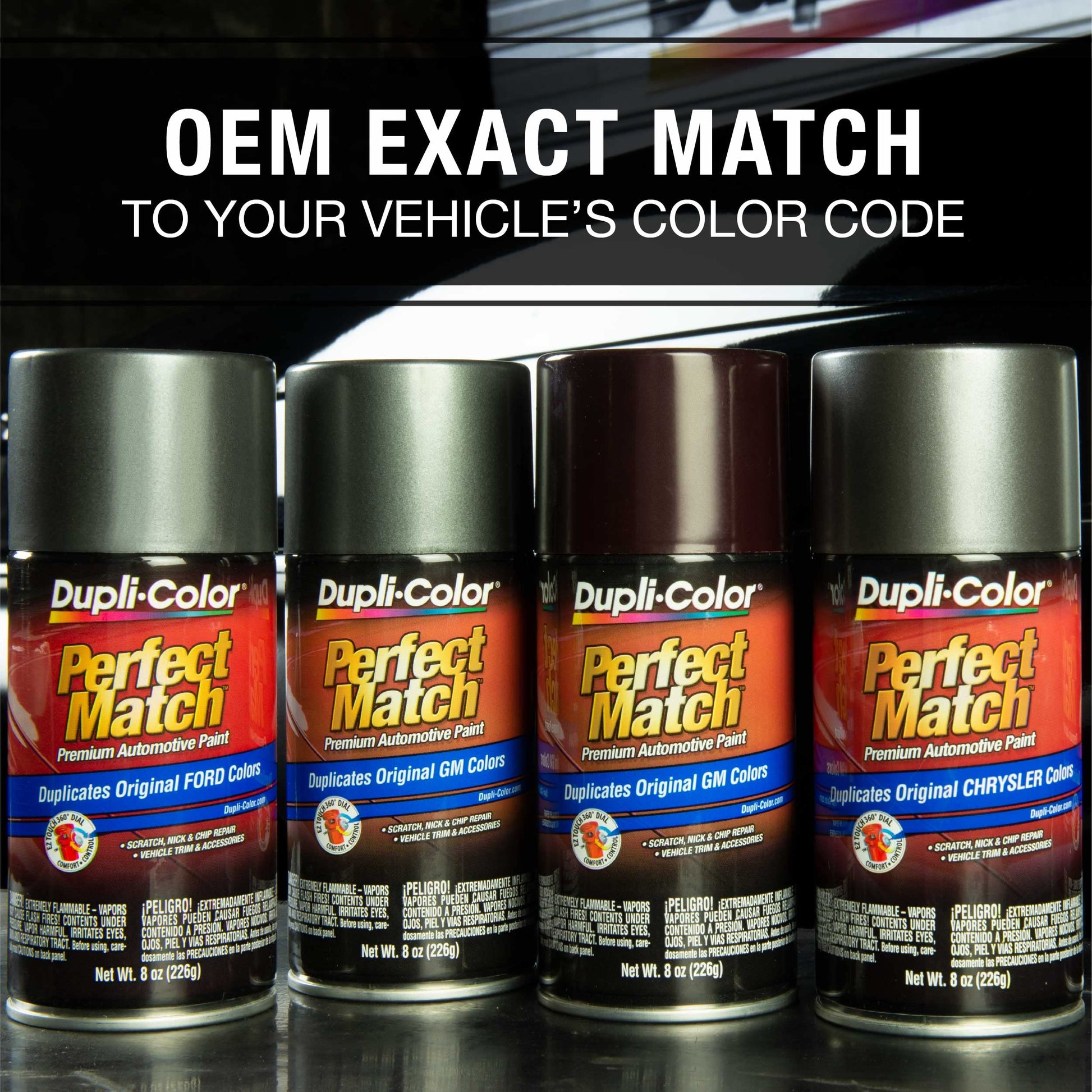Dupli-Color EBFM02887 Perfect Match Automotive Spray, Ford Dark Canyon Red, 2H/EH – 8 oz. Aerosol Can