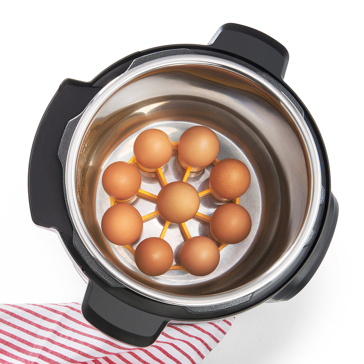 OXO Good Grips Silicone Egg Rack â€“ One Size,Yellow
